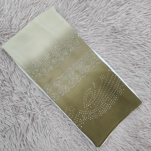 Chiffon Hijab with stone work | HJ37